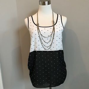 Express sequin top